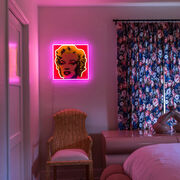 Andy Warhol Marilyn neon light